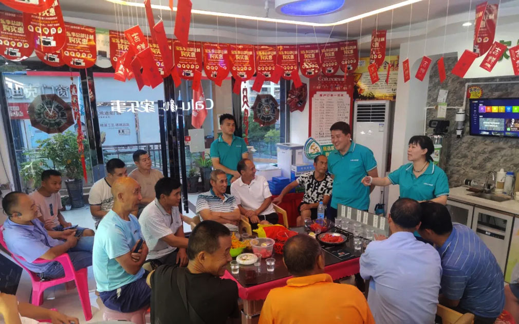 三工代言家樂(lè)事凈水器現(xiàn)場(chǎng)