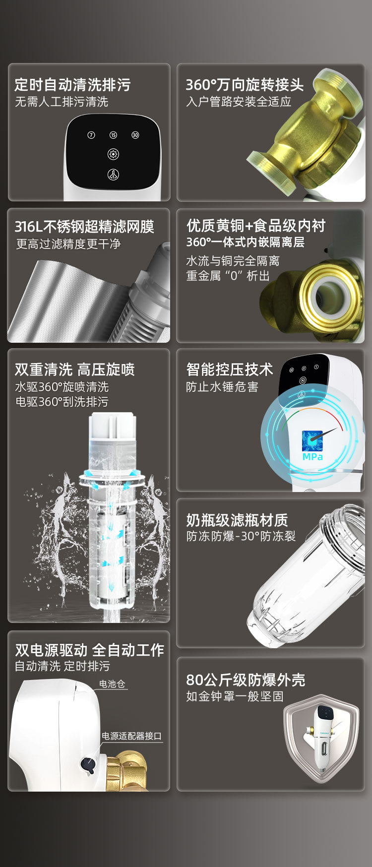 家樂(lè)事前置過(guò)濾器CL-QZ-12產(chǎn)品介紹