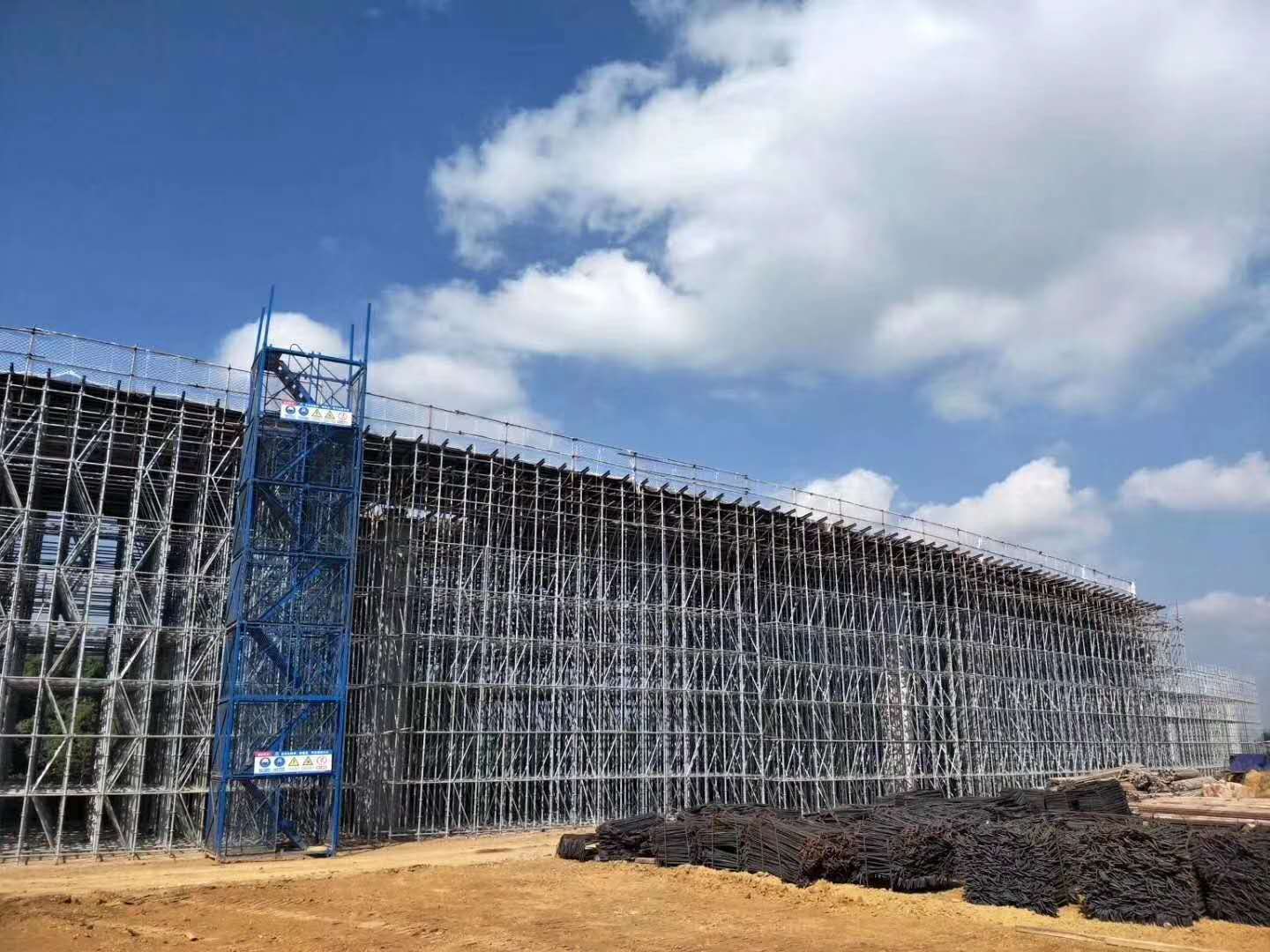 盤扣腳手架搭建周期短，經(jīng)濟效益好！